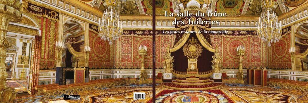 Couverture du livre La salle du trône des Tuileries avec les rabats dépliés